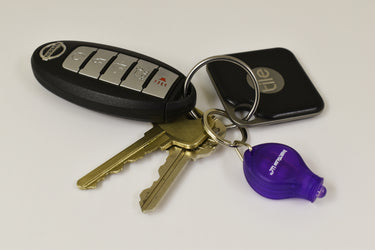 DirectGlow UV Led Blacklight Flashlight Mini Keychain